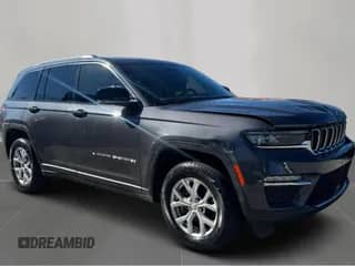 2023 Jeep Grand Cherokee Limited z VIN 1C4RJHBG4P8708521, wystawiony jako Copart lot #89788835 z przebiegiem 69 412 mil mil oraz Czysty tytuł • Clean title. Historia ofert i sprzedaży dostępna na DreamBid. Obrazek 1.