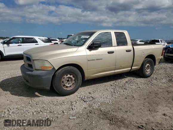 2011 Ram 1500 ST with VIN 1D7RB1GP8BS547749, listed as a Copart auction lot 87425105 with 336,855 mi miles and Clean title. Bid and sale history available at DreamBid. Image 1.