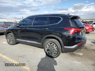 2022 Hyundai Santa Fe Limited with VIN KM8S5DA13NU026175, listed as a Copart auction lot 86622295 with 28,092 mi miles and Salvage title. Bid and sale history available at DreamBid. Image 2.