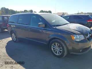 2018 Dodge Grand Caravan SXT with VIN 2C4RDGCG3JR307361, listed as a IAAI auction lot 43350728 with 99,469 mi miles and . Bid and sale history available at DreamBid. Image 1.