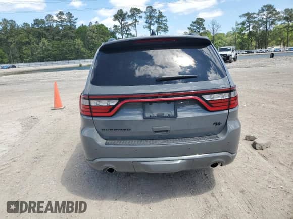 2023 Dodge Durango R/T Plus with VIN 1C4SDHCT5PC616903, listed as a Copart auction lot 52635365 with 61,423 mi miles and Salvage title. Bid and sale history available at DreamBid. Image 6.