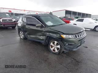 2018 Jeep Compass Latitude with VIN 3C4NJDBB2JT315024, listed as a IAAI auction lot 42995546 with 111,279 mi miles and . Bid and sale history available at DreamBid. Image 1.