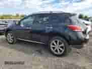 2014 Nissan Murano SL with VIN JN8AZ1MW2EW520823, listed as a Copart auction lot 84954245 with 60,795 mi miles and Salvage title. Bid and sale history available at DreamBid. Image 2.