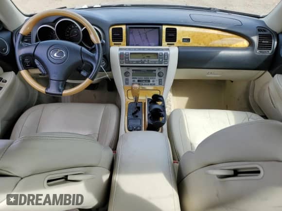 2004 Lexus SC 430 with VIN JTHFN48Y640056039, listed as a Copart auction lot 48590735 with 117,295 mi miles and Salvage title. Bid and sale history available at DreamBid. Image 8.