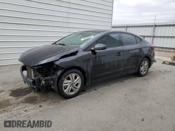 2020 Hyundai Elantra Value Edition with VIN KMHD84LF7LU951886, listed as a Copart auction lot 80287205 with 51,237 mi miles and Salvage title. Bid and sale history available at DreamBid. Image 1.