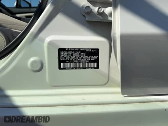 2016 Subaru Impreza Special Sports Premium с VIN JF1GPAP63G8219160, выставлен на аукционе Copart как лот 85525145 с пробегом 73 966 миль миль и Чистый • Clean title. История ставок и продаж доступна на DreamBid. Изображение 10.