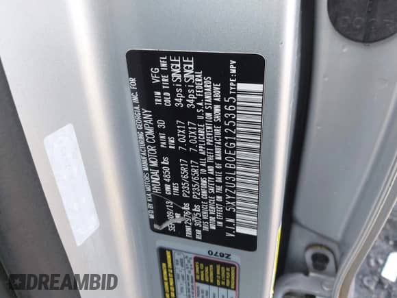 2014 Hyundai Santa Fe с VIN 5XYZU3LB0EG125365, выставлен на аукционе IAAI как лот 43201476 с пробегом 285 727 миль миль и . История ставок и продаж доступна на DreamBid. Изображение 9.