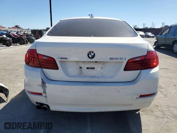 2015 BMW 5 Series 528i xDrive with VIN WBA5A7C52FD627302, listed as a Copart auction lot 81716085 with 101,095 mi miles and Salvage title. Bid and sale history available at DreamBid. Image 6.