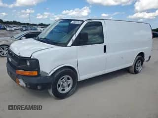 2008 Chevrolet Express Cargo с VIN 1GCFG15X381131897, выставлен на аукционе Copart как лот 84537325 с пробегом 71 803 миль миль и На запчасти • Non repairable. История ставок и продаж доступна на DreamBid. Изображение 1.