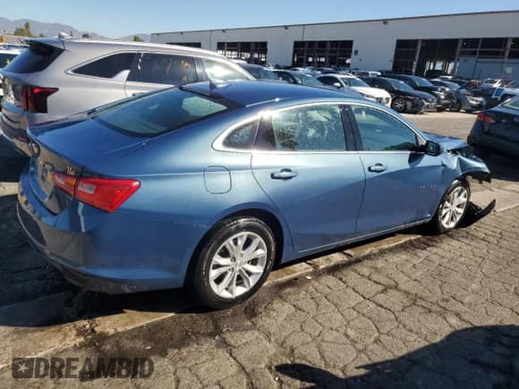 2024 Chevrolet Malibu LT with VIN 1G1ZD5ST4RF155976, listed as a Copart auction lot 86677605 with 46,474 mi miles and Salvage title. Bid and sale history available at DreamBid. Image 3.