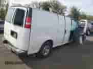 2016 Chevrolet Express Cargo with VIN 1GCWGAFF1G1217472, listed as a Copart auction lot 84236295 with Not provided miles and Salvage title. Bid and sale history available at DreamBid. Image 3.
