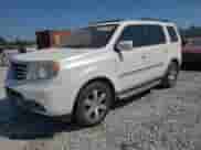 2014 Honda Pilot Touring with VIN 5FNYF3H9XEB028001, listed as a Copart auction lot 80197795 with 126,774 mi miles and Salvage title. Bid and sale history available at DreamBid. Image 1.