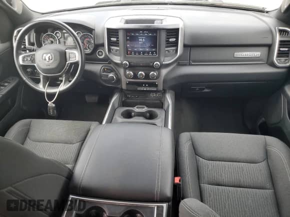 2019 Ram 1500 Big Horn with VIN 1C6RREBT6KN884038, listed as a Copart auction lot 74510464 with 62,721 mi miles and Salvage title. Bid and sale history available at DreamBid. Image 8.