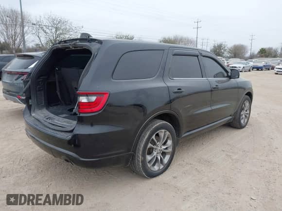 2019 Dodge Durango GT Plus with VIN 1C4RDHDG9KC803179, listed as a IAAI auction lot 41626327 with 110,411 mi miles and . Bid and sale history available at DreamBid. Image 4.
