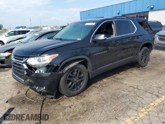 2019 Chevrolet Traverse LT Cloth with VIN 1GNEVGKW3KJ140288, listed as a Copart auction lot 67770945 with 114,858 mi miles and Clean title. Bid and sale history available at DreamBid. Image 1.