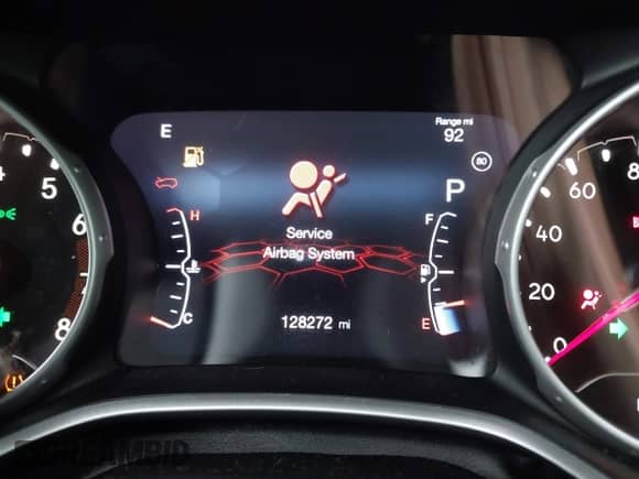 2020 Jeep Compass Latitude with VIN 3C4NJCBB8LT141103, listed as a IAAI auction lot 41263757 with 128,272 mi miles and . Bid and sale history available at DreamBid. Image 16.