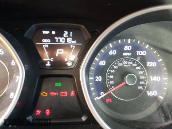 2013 Hyundai Elantra GLS with VIN 5NPDH4AE4DH299108, listed as a Copart auction lot 64773435 with 77,018 mi miles and Salvage title. Bid and sale history available at DreamBid. Image 9.