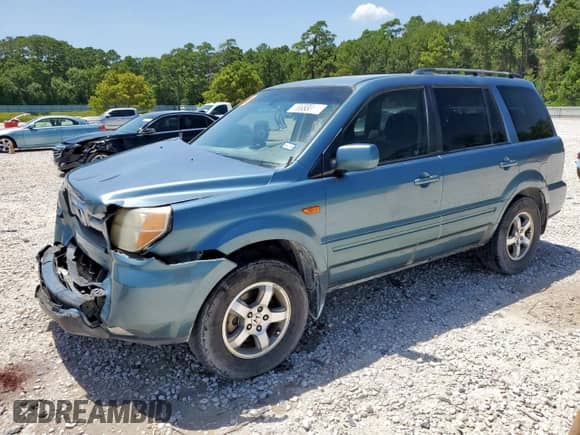 2007 Honda Pilot EX with VIN 5FNYF28417B021939, listed as a Copart auction lot 66830895 with 181,334 mi miles and Salvage title. Bid and sale history available at DreamBid. Image 1.