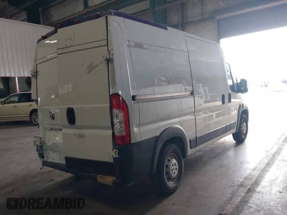2023 Ram ProMaster Cargo with VIN 3C6LRVBG6PE547955, listed as a IAAI auction lot 42790174 with 24,603 mi miles and . Bid and sale history available at DreamBid. Image 4.
