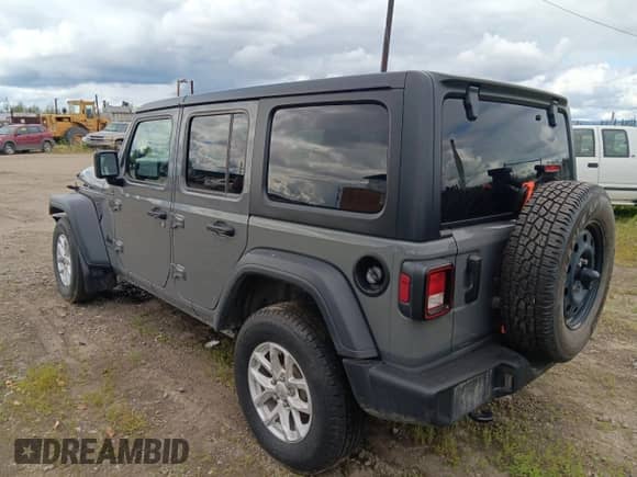 2023 Jeep Wrangler Willys с VIN 1C4HJXDN6PW632944, выставлен на аукционе Copart как лот 66301475 с пробегом 46 536 миль миль и Списание • Salvage title. История ставок и продаж доступна на DreamBid. Изображение 2.