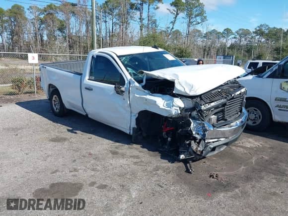 2021 Chevrolet Silverado 1500 Work Truck with VIN 3GCNYAEK5MG393641, listed as a IAAI auction lot 41261649 with 94,389 mi miles and . Bid and sale history available at DreamBid. Image 1.