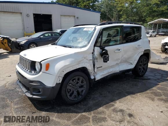 2018 Jeep Renegade Altitude with VIN ZACCJABB7JPH62171, listed as a Copart auction lot 71546175 with 88,886 mi miles and Salvage title. Bid and sale history available at DreamBid. Image 1.