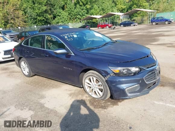 2017 Chevrolet Malibu LT with VIN 1G1ZE5ST2HF214132, listed as a IAAI auction lot 43160760 with 78,169 mi miles and . Bid and sale history available at DreamBid. Image 1.