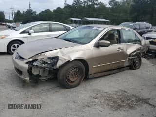 2005 Honda Accord LX z VIN JHMCM56495C001810, wystawiony jako Copart lot #85494375 z przebiegiem Nie podano mil oraz Szkoda całkowita • Salvage title. Historia ofert i sprzedaży dostępna na DreamBid. Obrazek 1.