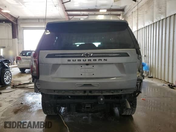 2023 Chevrolet Suburban Z71 with VIN 1GNSKDKD7PR219240, listed as a Copart auction lot 67590975 with 48,749 mi miles and Salvage title. Bid and sale history available at DreamBid. Image 6.