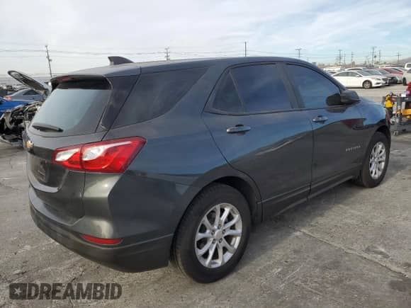 2020 Chevrolet Equinox LS with VIN 3GNAXHEV2LS654568, listed as a Copart auction lot 87650555 with 65,706 mi miles and Salvage title. Bid and sale history available at DreamBid. Image 3.