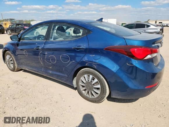 2016 Hyundai Elantra Value Edition z VIN KMHDH4AE1GU517799, wystawiony jako Copart lot #86438195 z przebiegiem 186 982 mil mil oraz Szkoda całkowita • Salvage title. Historia ofert i sprzedaży dostępna na DreamBid. Obrazek 2.