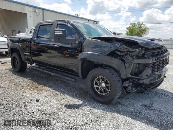 2022 Chevrolet Silverado 2500 with VIN 2GC1YMEY9N1202270, listed as a Copart auction lot 55634855 with 38,429 mi miles and Salvage title. Bid and sale history available at DreamBid. Image 4.