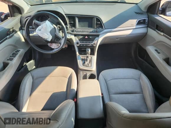 2017 Hyundai Elantra SE with VIN 5NPD84LF1HH025442, listed as a Copart auction lot 80644625 with 79,054 mi miles and Salvage title. Bid and sale history available at DreamBid. Image 8.