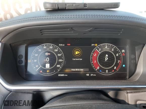 2018 Land Rover Range Rover Sport SVR with VIN SALWZ2SE6JA198429, listed as a Copart auction lot 43245285 with 93,680 mi miles and Clean title. Bid and sale history available at DreamBid. Image 9.