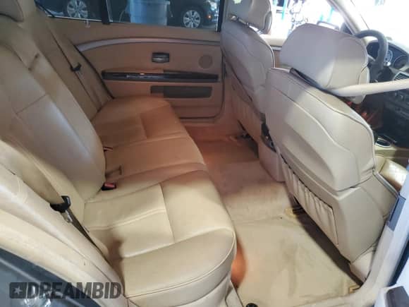 2007 BMW 7 Series 750Li with VIN WBAHN83507DT77146, listed as a Copart auction lot 82256275 with 194,449 mi miles and Salvage title. Bid and sale history available at DreamBid. Image 10.
