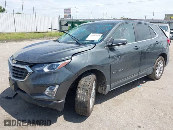 2021 Chevrolet Equinox LT with VIN 3GNAXKEV9ML391519, listed as a IAAI auction lot 43107183 with 43,523 mi miles and . Bid and sale history available at DreamBid. Image 2.