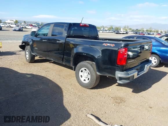 2020 Chevrolet Colorado 4WD Work Truck with VIN 1GCGTBENXL1212795, listed as a IAAI auction lot 42249330 with 46,900 mi miles and . Bid and sale history available at DreamBid. Image 3.