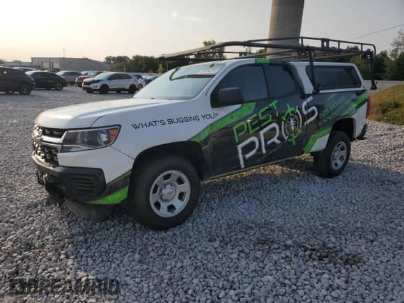 2021 Chevrolet Colorado 4WD Work Truck z VIN 1GCHTBEN8M1171430, wystawiony jako Copart lot #70384274 z przebiegiem 87 015 mil mil oraz Nie do naprawy • Non repairable. Historia ofert i sprzedaży dostępna na DreamBid. Obrazek 1.