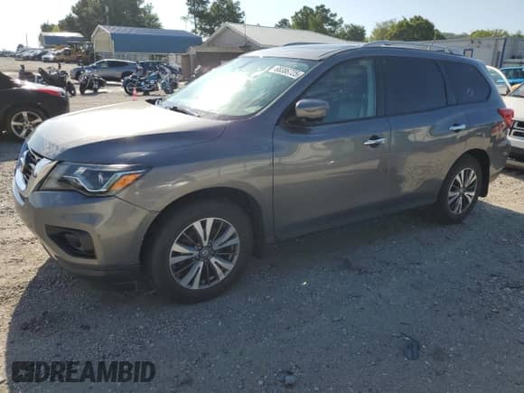 2017 Nissan Pathfinder SL with VIN 5N1DR2MM8HC683460, listed as a Copart auction lot 68386725 with 165,166 mi miles and Salvage title. Bid and sale history available at DreamBid. Image 1.