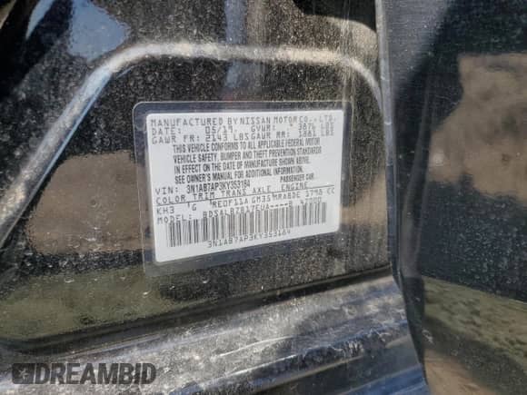 2019 Nissan Sentra S с VIN 3N1AB7AP3KY353184, выставлен на аукционе Copart как лот 71974115 с пробегом 114 330 миль миль и Списание • Salvage title. История ставок и продаж доступна на DreamBid. Изображение 12.