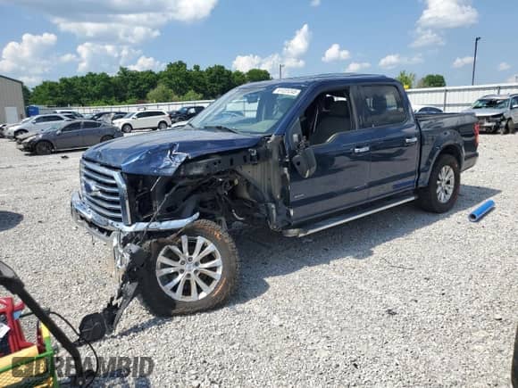 2017 Ford F-150 XL z VIN 1FTEW1EP4HFA44205, wystawiony jako Copart lot #61031245 z przebiegiem 97 814 mil mil oraz Szkoda całkowita • Salvage title. Historia ofert i sprzedaży dostępna na DreamBid. Obrazek 1.