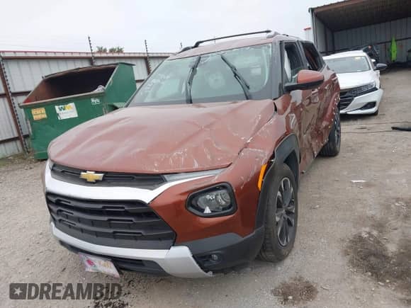 2021 Chevrolet TrailBlazer LT with VIN KL79MPS25MB034574, listed as a IAAI auction lot 43150047 with 45,591 mi miles and . Bid and sale history available at DreamBid. Image 2.