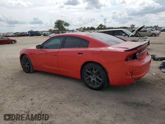 2018 Dodge Charger SXT with VIN 2C3CDXBGXJH119406, listed as a Copart auction lot 89819295 with 124,136 mi miles and Salvage title. Bid and sale history available at DreamBid. Image 2.