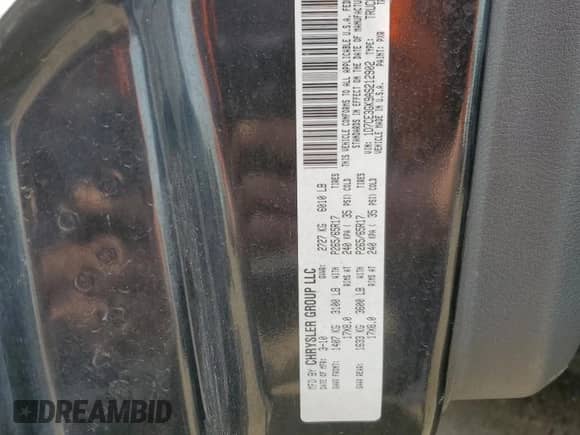 2010 Dodge Dakota Bighorn/Lonestar z VIN 1D7CE3GK9AS212902, wystawiony jako Copart lot #56234345 z przebiegiem 269 043 mil mil oraz Szkoda całkowita • Salvage title. Historia ofert i sprzedaży dostępna na DreamBid. Obrazek 12.