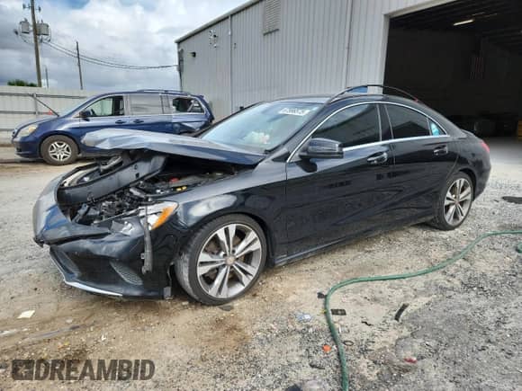 2017 Mercedes-Benz CLA 250 with VIN WDDSJ4GB6HN496849, listed as a Copart auction lot 67996575 with 140,357 mi miles and Salvage title. Bid and sale history available at DreamBid. Image 1.