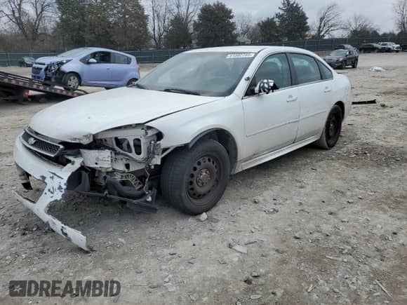 2014 Chevrolet Impala Police Police z VIN 2G1WD5E36E1163240, wystawiony jako Copart lot #41582785 z przebiegiem 133 228 mil mil oraz Szkoda całkowita • Salvage title. Historia ofert i sprzedaży dostępna na DreamBid. Obrazek 1.