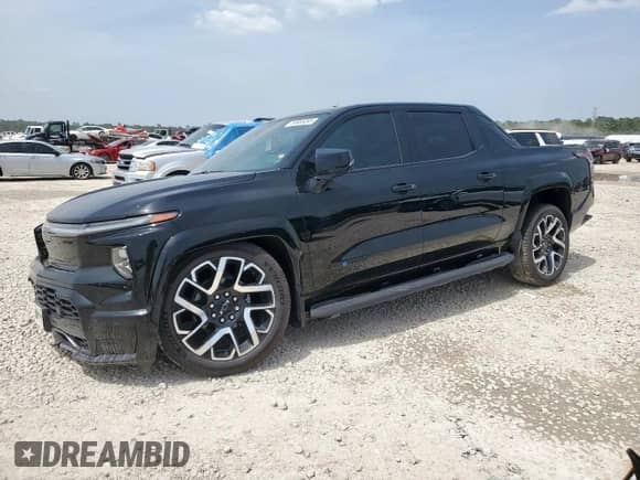 2024 Chevrolet Silverado EV RST с VIN 1GC40ZEL2RU301545, выставлен на аукционе Copart как лот 59985095 с пробегом 521 миль миль и Списание • Salvage title. История ставок и продаж доступна на DreamBid. Изображение 1.