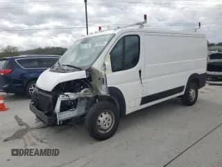 2023 Ram ProMaster Cargo с VIN 3C6LRVVG4PE527246, выставлен на аукционе Copart как лот 62039835 с пробегом 77 129 миль миль и Списание • Salvage title. История ставок и продаж доступна на DreamBid. Изображение 1.