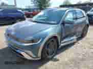 2025 Hyundai Ioniq 5 with VIN 7YAKRDDC9SY023106, listed as a IAAI auction lot 43079767 with 853 mi miles and . Bid and sale history available at DreamBid. Image 2.