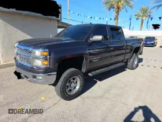 2014 Chevrolet Silverado 1500 LT z VIN 1GCUKREC1EF193069, wystawiony jako Copart lot #87476065 z przebiegiem 99 691 mil mil oraz Czysty tytuł • Clean title. Historia ofert i sprzedaży dostępna na DreamBid. Obrazek 2.